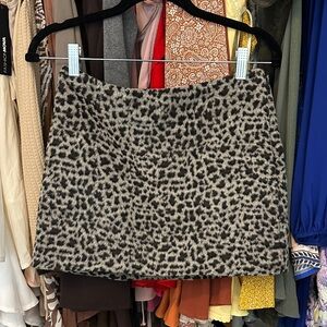 Zara Cheetah Print Mini Skirt